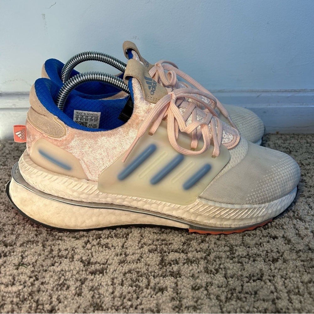 Adidas X_Plrboost Wonder Quartz, Bright Royal, & Wonder Clay Sneakers Size 8